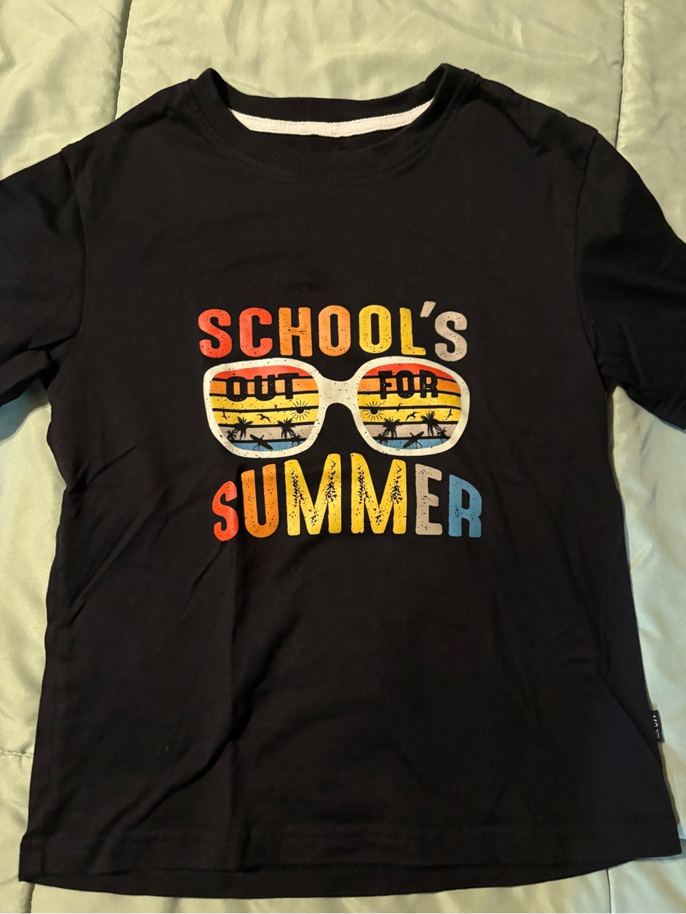 Kids Black 'School's Out for Summer' Graphic Tee
